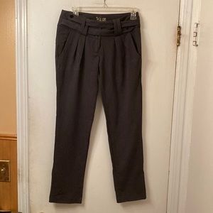 Oriba high-waisted gray dress pants